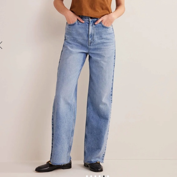 Boden High Rise Straight Jeans Light Vintage W31 L32 - Picture 1 of 13